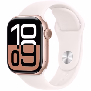 Apple Watch Series 10 智能手表 | 42毫米玫瑰金色铝金属表壳 | GPS款