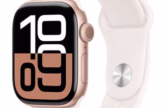 Apple Watch Series 10 智能手表 | 42毫米玫瑰金色铝金属表壳 | GPS款